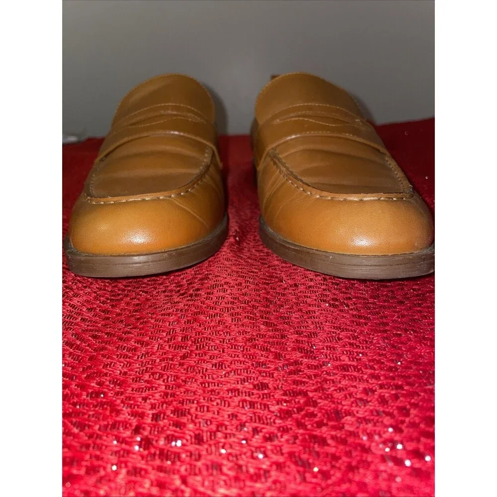 Cole Haan Women's Haverhill Penny Loafers British Tan Leather Size 10B $80 MSRP